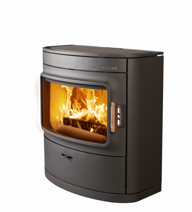 Cody stove free-form side view