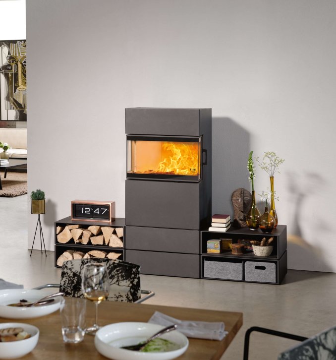 Kaminofen Dexter S3 Ambiente Esszimmer