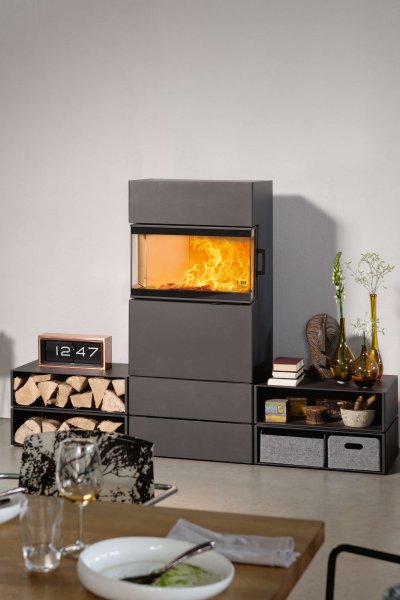 Kaminofen Dexter S3 Ambiente Esszimmer