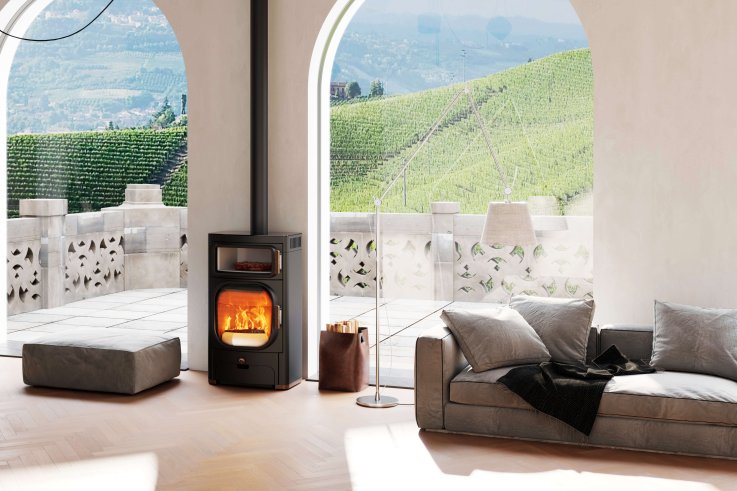 Heidi Back stove ambiance photo grapevine with cake in baking compartment