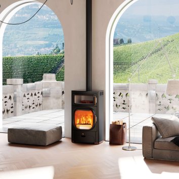 Heidi Back stove ambiance photo grapevine with cake in baking compartment