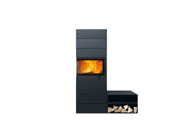 Dexter 2.0 stove knockout with plinth boxes, top boxes and modular boxes on the right