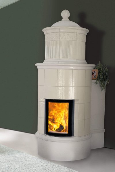 Fireplace insert 45x51 K round ambiance photo