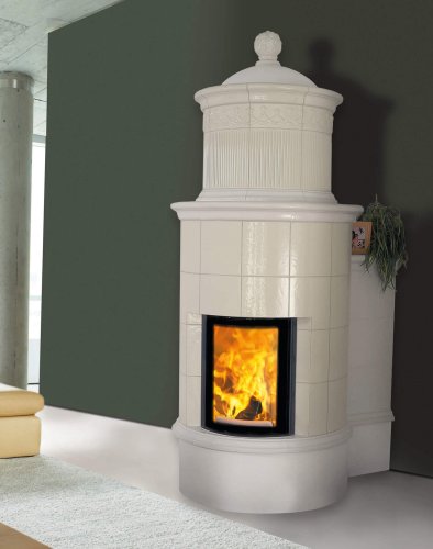 Fireplace insert 45x51 K round ambiance photo