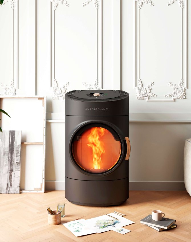 Clou Pellet pellet stove ambiance photo