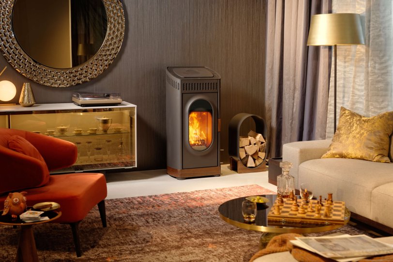 Poêle à bois Woody Xtra ambiance photo