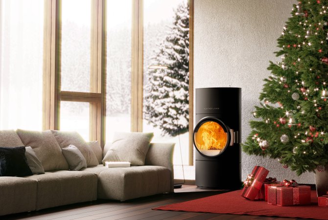 Clou Xtra stove ambiance photo Christmas