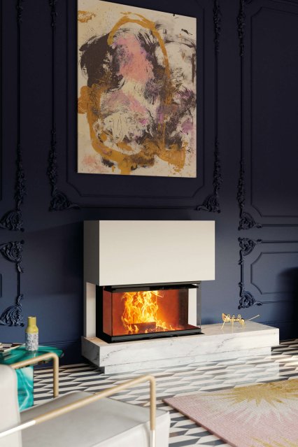 Fireplace insert 75x35x45 S3 2.0 ambiance photo