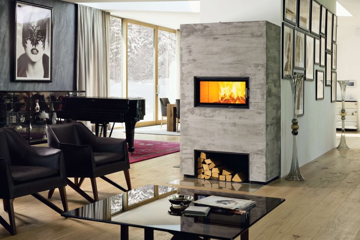 Fireplace insert 75x39 K 2.0 ambiance photo