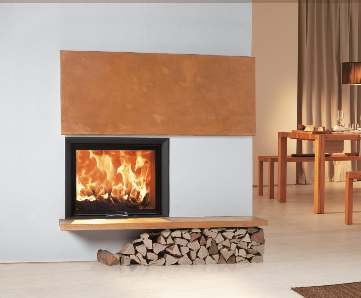 Fireplace insert 80x64 S 2.0 ambiance photo