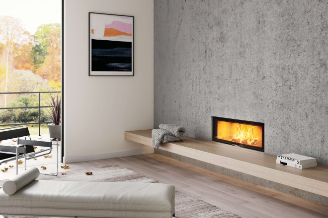 Fireplace insert 120x45 S 2.0 ambiance photo