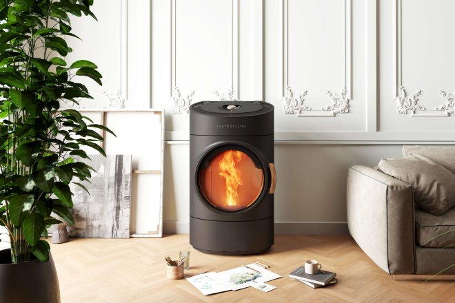 Clou Pellet pellet stove ambiance photo