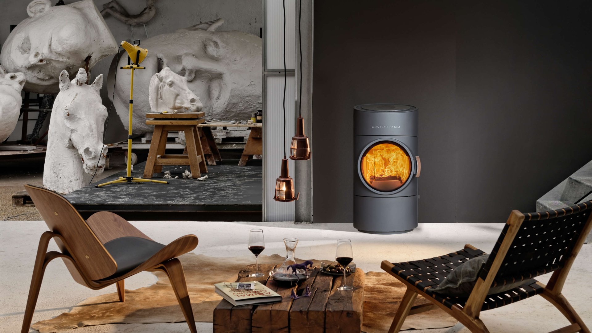 Stufa Clou Compact foto ambiente