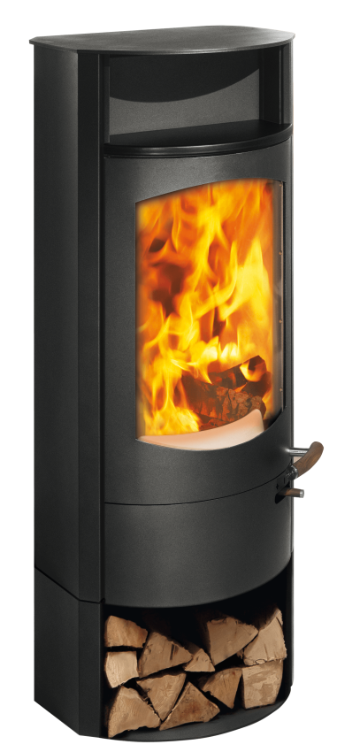 Koko 2.0 stove knockout with steel cladding and plinth