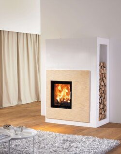 Designkamin Kera Xtra mit Kamineinsatz 45x51 K 2.0 Ambiente Foto