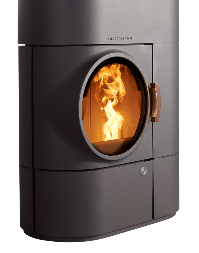 Clou Duo hybrid stove knockout side view