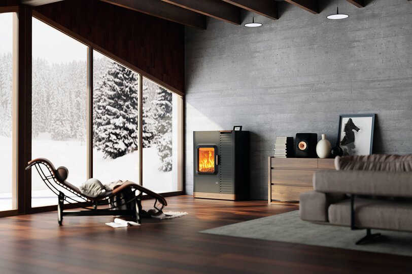 Kombiofen Mo Duo Ambiente Foto Winter