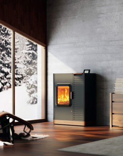 Stufa combi Mo Duo foto ambiente inverno