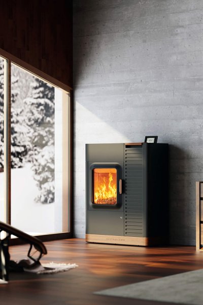 Stufa combi Mo Duo foto ambiente inverno